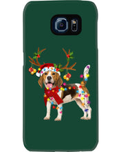 Load image into Gallery viewer, Beagle Gorgeous Reindeer Xmas Lights Gift For Dog Lovers Phone case
