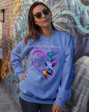 Load image into Gallery viewer, Hummingbirds Heart Shaped I Am A Simple Woman Gift For Mom Sweatshirt
