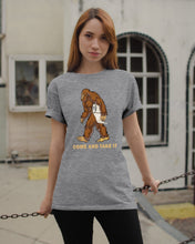 Load image into Gallery viewer, Bigfoot Come And Take It Simple Custom Design Guys Tee
