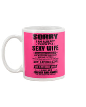 Load image into Gallery viewer, Gift For Husband Taken By An August Sexy Wife Who Happens To Cuss A Lot Mug
