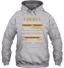 Load image into Gallery viewer, Cheryl Custom Name Gift A Warrior's Mentality With A Poet's Soul Hoodie
