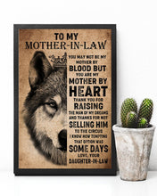 Load image into Gallery viewer, Gift For    Mother-in-law Thank For Raising The Man Of My Dreams Vertical Poster
