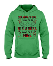 Load image into Gallery viewer, Grandpa's Girl I Used To Be His Angel Gift For Men Hoodie
