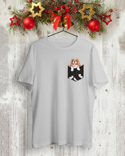 Load image into Gallery viewer, Cavalier King Charles Spaniel In Pocket - Dogs Lovers Gift Guys Tee
