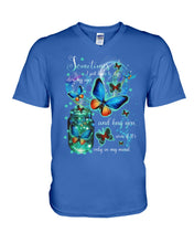 Load image into Gallery viewer, Butterfly Close My Eyes And Hug You Gift For Women Guys V-Neck
