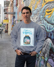 Load image into Gallery viewer, Cat In Bottle Magic Christmas Design Gift For Cat Lovers Sweatshirt
