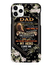 Load image into Gallery viewer, Lion Gift For  Papa You'll Always My Dad My Hero  Custom Design Phone case
