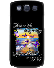Load image into Gallery viewer, Butterfly Sunset On Beach Those We Love Don't Go Away Gift For Lover Phone case
