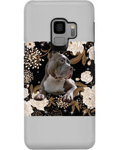 Load image into Gallery viewer, Gift For Dog Lovers Pitbull Bright Peonies Phone case
