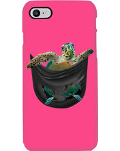 Load image into Gallery viewer, Lovely Phone Case Turtle In Your Pocket Gift For Turtle Lovers Phone case
