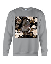 Load image into Gallery viewer, Gift For Dog Lovers Pitbull Bright Peonies Sweatshirt
