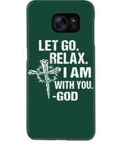 Load image into Gallery viewer, Let You Relax I Am With You Gray Background Phone case
