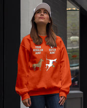 Load image into Gallery viewer, Funny Unicorn Difference Between Your Regular Aunt And My Dutch Aunt Sweatshirt
