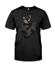 Load image into Gallery viewer, Cat In Your Front Pocket Perfect Gift For Friends Who Loves Cat Guys Tee
