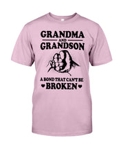 Load image into Gallery viewer, Grandma And Grandson A Bond That Can't Be Broken Custom Design Guys Tee

