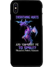 Load image into Gallery viewer, Everything Hurt And You Want Me To Smile Trending Phone case
