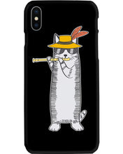 Load image into Gallery viewer, Cat Plays Flute Special Custom Design For Music Lovers Phone case
