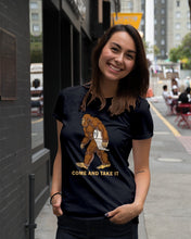 Load image into Gallery viewer, Bigfoot Come And Take It Simple Custom Design Ladies Tee
