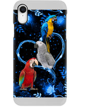 Load image into Gallery viewer, Lovely Phone Case Twinkling Blue Heart Gift For Parrots Lovers Phone case
