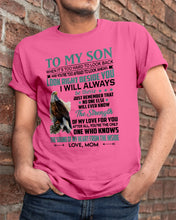Load image into Gallery viewer, Look Right Beside You Eagle Mom Gift For Son Guys Tee
