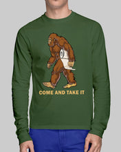 Load image into Gallery viewer, Bigfoot Come And Take It Simple Custom Design Unisex Long Sleeve
