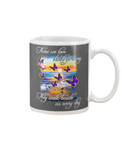 Load image into Gallery viewer, Butterfly Sunset On Beach Those We Love Don't Go Away Gift For Lover Mug
