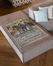 Load image into Gallery viewer, Cowboy Our Home Ain't No Castle Grumpy Old Husband Gift For Wife Fleece Blanket
