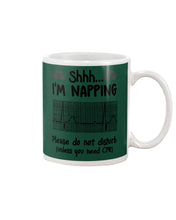 Load image into Gallery viewer, Cute Coffee Cup Shh I’m Napping Please Do Not Disturb Gift For Nurse Mug
