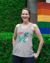 Load image into Gallery viewer, Funny Nurse Saurus Gifts For Nurse Lovers Ladies Flowy Tank
