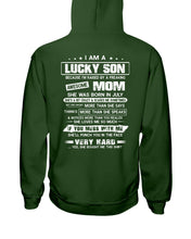 Load image into Gallery viewer, Gift For Son Who Raised By A Freaking Awesome July Mom She's A Bit Crazy Hoodie
