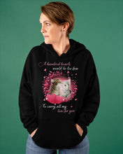 Load image into Gallery viewer, A Hundred Hearts Would Too Few To Carry All My Love For You Cats Gift For Cat Lovers Hoodie
