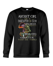 Load image into Gallery viewer, August Girl Daughter Of God Meaningful Gift For Women Sweatshirt
