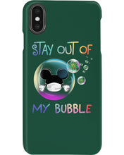 Load image into Gallery viewer, Lovely Phone Case Rainbow Design Stay Out Of My Bubble Gift For Friends Phone case
