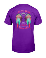 Load image into Gallery viewer, I Believe There Are Angels Among Us Unique Custom Design Guys Tee
