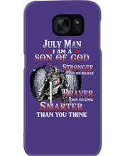 Load image into Gallery viewer, July Man Son Of God Birthday Meaningful Gift For Men Phone case
