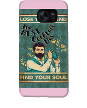 Load image into Gallery viewer, Lose Your Mind Find Your Soul Gift For Bartender Phone case
