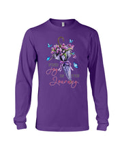 Load image into Gallery viewer, Butterflies Find Joy In The Journey Gift For Daughter Unisex Long Sleeve

