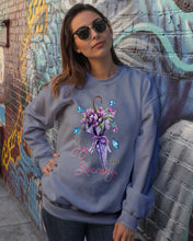 Load image into Gallery viewer, Butterflies Find Joy In The Journey Gift For Daughter Sweatshirt
