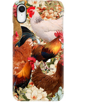 Load image into Gallery viewer, Lovely Phone Case With Flowers Gift For Chicken Lovers Phone case
