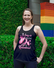 Load image into Gallery viewer, As Long As I Breathe You'll Be Remembred Custom Gift For Family Ladies Flowy Tank
