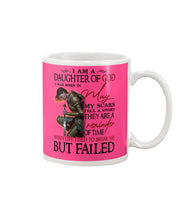 Load image into Gallery viewer, I'm Daughter Of God I Was Born In May My Scars Tell A Story Mug
