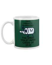 Load image into Gallery viewer, French Survived The Great Toilet Paper Crisis Of 2020 For Personalized Nation Gift Mug
