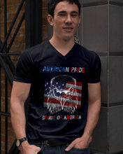 Load image into Gallery viewer, Eagle American Pride Spirit Of America Gift For American People Guys V-Neck
