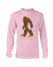 Load image into Gallery viewer, Bigfoot Come And Take It Simple Custom Design Unisex Long Sleeve
