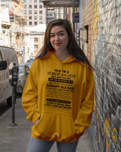 Load image into Gallery viewer, I'm A Stuborn Daughter But Not Yours I Am The Property Of a Freaking Awesome Hoodie
