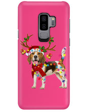 Load image into Gallery viewer, Beagle Gorgeous Reindeer Xmas Lights Gift For Dog Lovers Phone case
