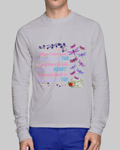 Load image into Gallery viewer, Butterflies When I Miss You I Just Have To Look Inside My Heart Gift For Lover Unisex Long Sleeve
