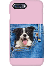 Load image into Gallery viewer, Border Collie In Denim Pocket Gift For Dog Lovers Phone case
