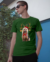 Load image into Gallery viewer, Australian Terrier Gorgeous Reindeer Christmas Gift For Dog Lovers Guys Tee
