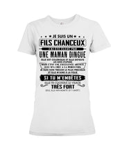 Load image into Gallery viewer, Je Suis Un Fils Chanceux Birthday Gift For Men Ladies Tee
